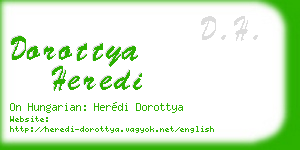dorottya heredi business card